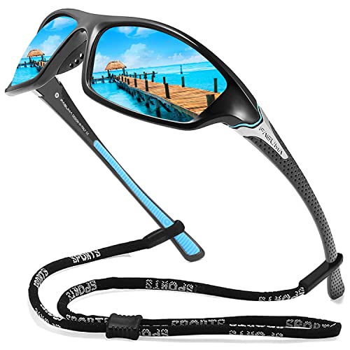 Black Frame/Blue Mirrored Lens