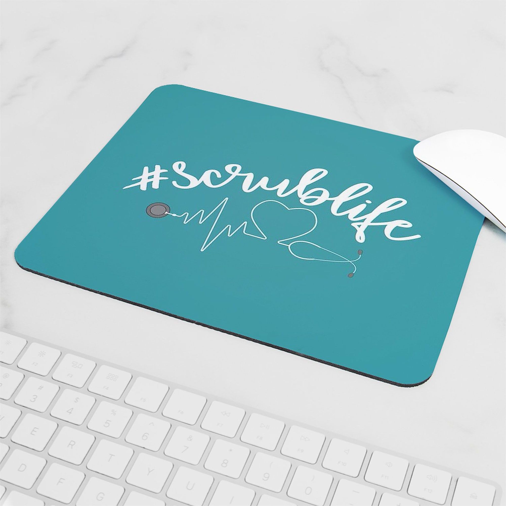 #ScrubLife Non-Slip Rubber Gaming Mouse Pad for PC & Laptop - Perfect for Gamers, Office & Home Use | CafePress