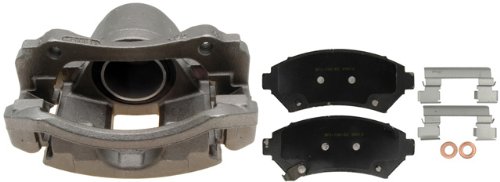 ACDelco Gold 18R1215 Remanufactured Loaded Brake Caliper Assembly with Semi-Metallic Pads - Front Driver Side Disc Brake (Non-Coated) | Perfect for Car Maintenance & Safe Driving