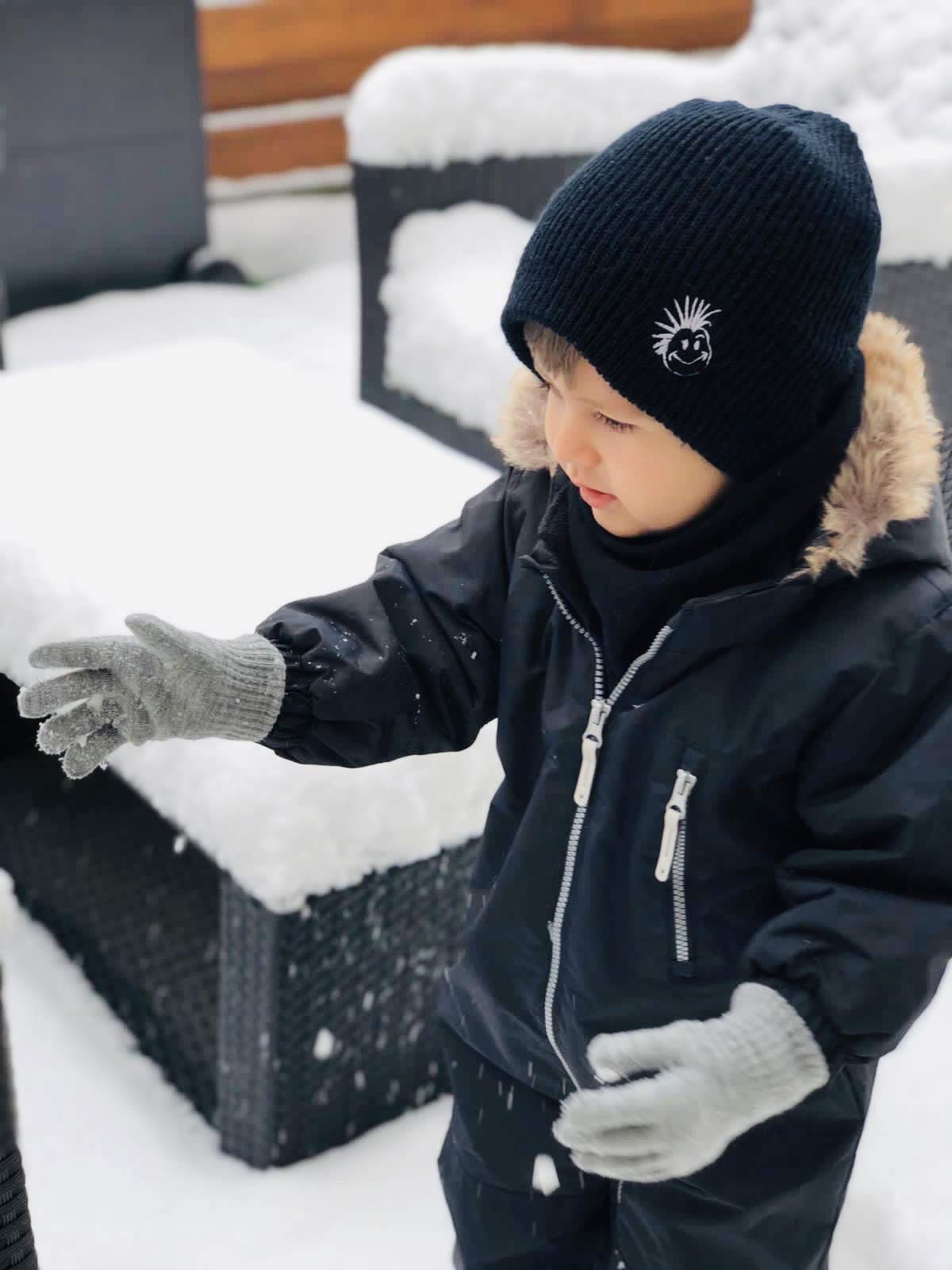 Adorable Baby Boy's Striped Beanie Hat - Soft Knit Winter Newborn Cap for Photoshoots & Outdoor Adventures