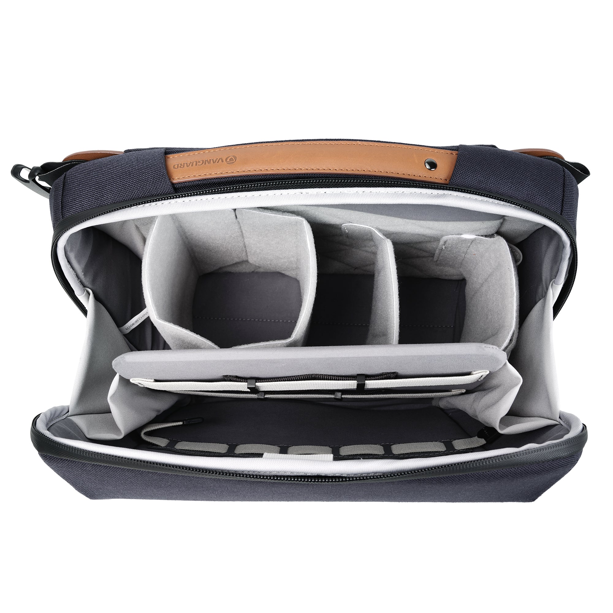 VEO City CB34 NV Crossbody Camera Bag for DSLR - Waterproof & Anti-Theft Design, Navy Blue - Perfect for Travel, Hiking & Everyday Use