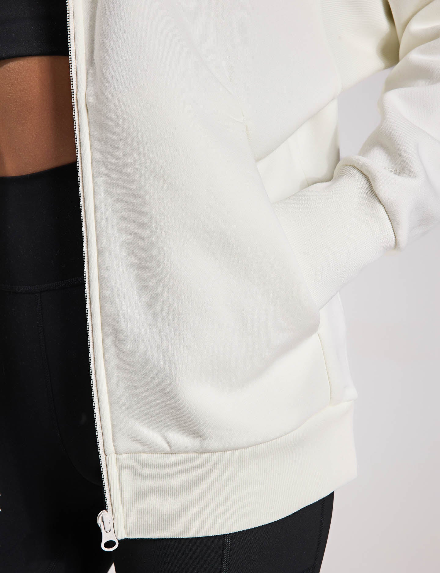 ALL SZN Fleece Full Zip Hoodie for Men & Women - Cozy Off White Pullover for Casual Wear, Outdoor Activities & Loungewear