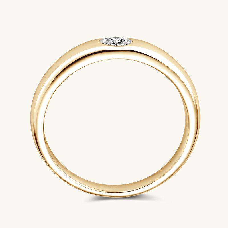 Oval Cut Premium Moissanite Wedding Ring - 14K White Gold Engagement Band for Women, Durable & Sparkling Alternative to Diamond | Perfect for Proposals, Anniversaries & Bridal Jewelry