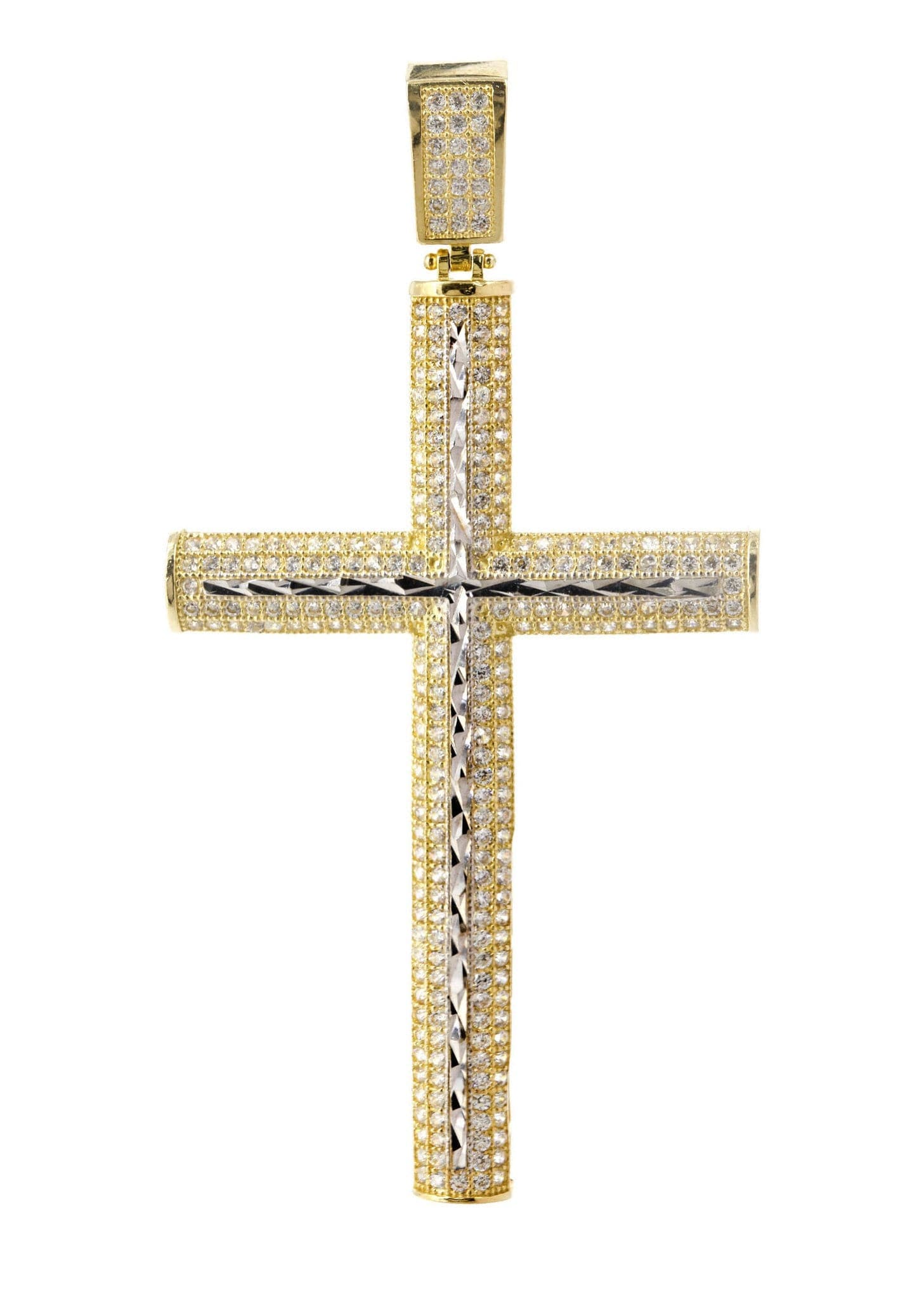 10K Gold Cross Pendant Necklace for Women & Men - 7.7 Grams Elegant Religious Jewelry - Perfect for Gifts, Baptism, First Communion & Everyday Wear