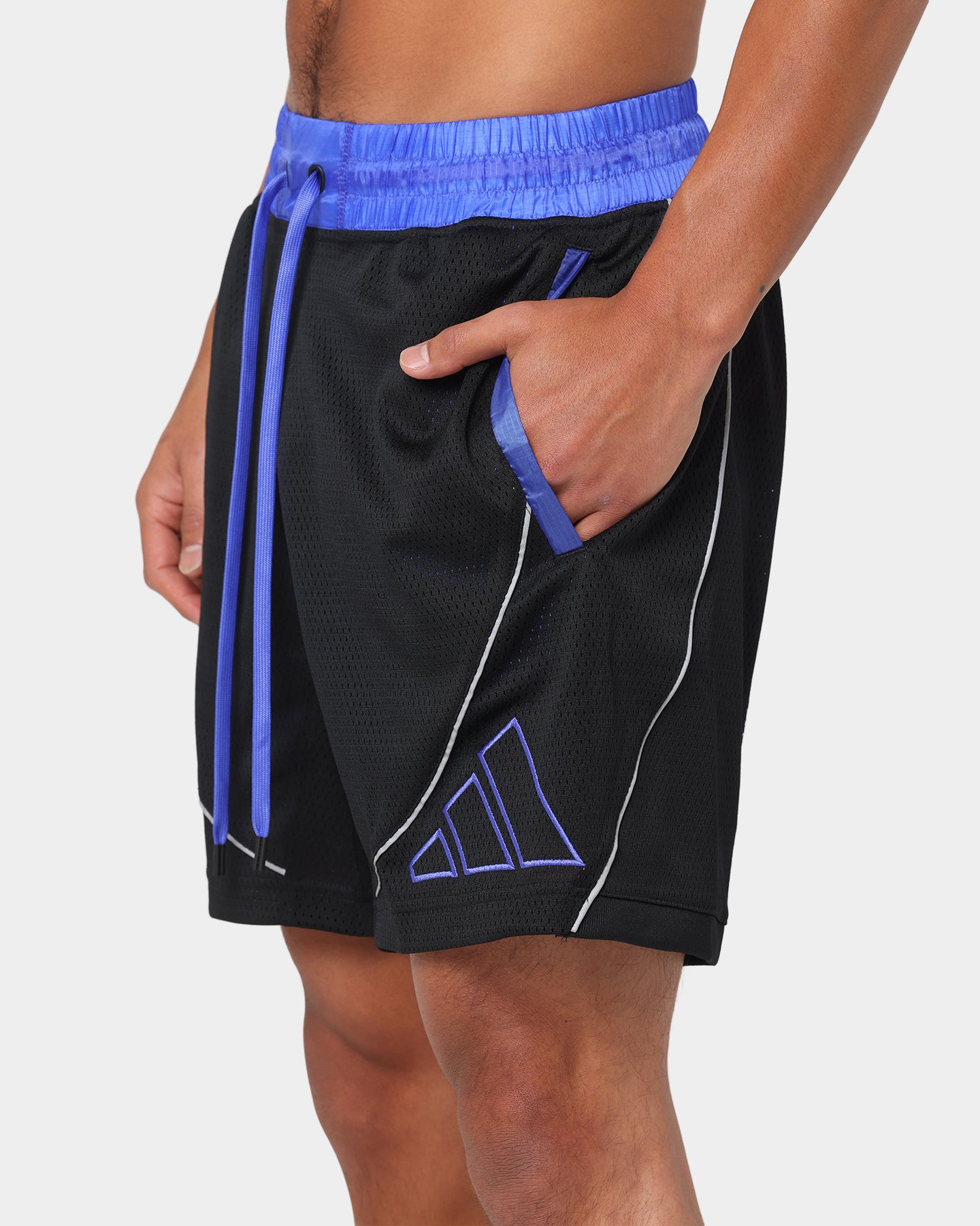 Adidas Daniel Patrick X Adidas Mesh Athletic Shorts for Men - Black Running Gym Workout Shorts - Perfect for Jogging, Training & Casual Wear