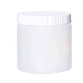 BPC1172 HDPE Wide-Mouth Straight-Sided Jar 1000mL (1 Quart) - 72 Jars per Case - Ideal for Lab Samples, Chemical Storage & Food Packaging