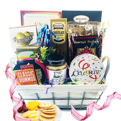 Gourmet Birthday Gift Basket - Deluxe Assorted Snacks & Treats for Celebrations, Parties & Special Occasions