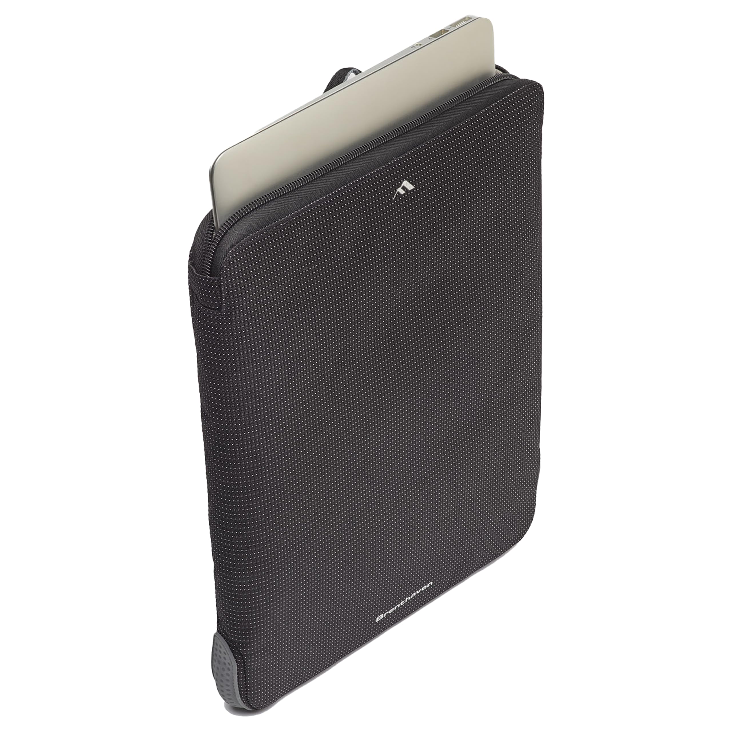 Brenthaven Tred Carry Slim Sleeve with Handle for 13-inch MacBook, Laptops & Chromebooks - Durable Lightweight Protective Case for Students, Professionals & Office Use - Perfect for Work, School & Travel - Black