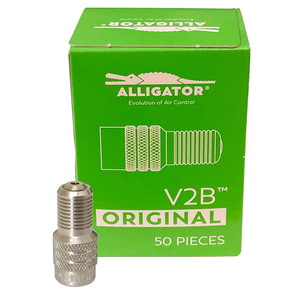 Alligator V2B Gator Double Seal Tire Valve Caps - Durable Dust & Moisture Protection for Cars, Trucks, Motorcycles - Perfect for Off-Roading & All-Weather Driving