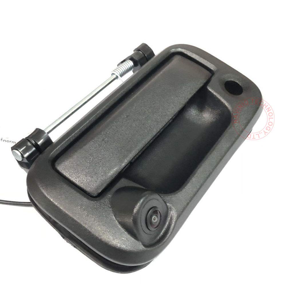 HD Waterproof Rear View Backup Camera with Night Vision for Ford F150 F250 F350 F450 F550 (2008-2014) - Trunk Handle Vehicle Tailgate Reverse Parking System + 4.3