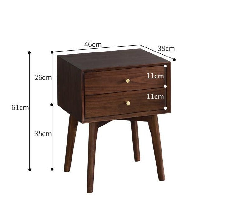 Modern Nordic Style Solid Wood Bedside Lamp - GABRIEL Table Lamp for Bedroom, Nightstand, Living Room, and Office Decor