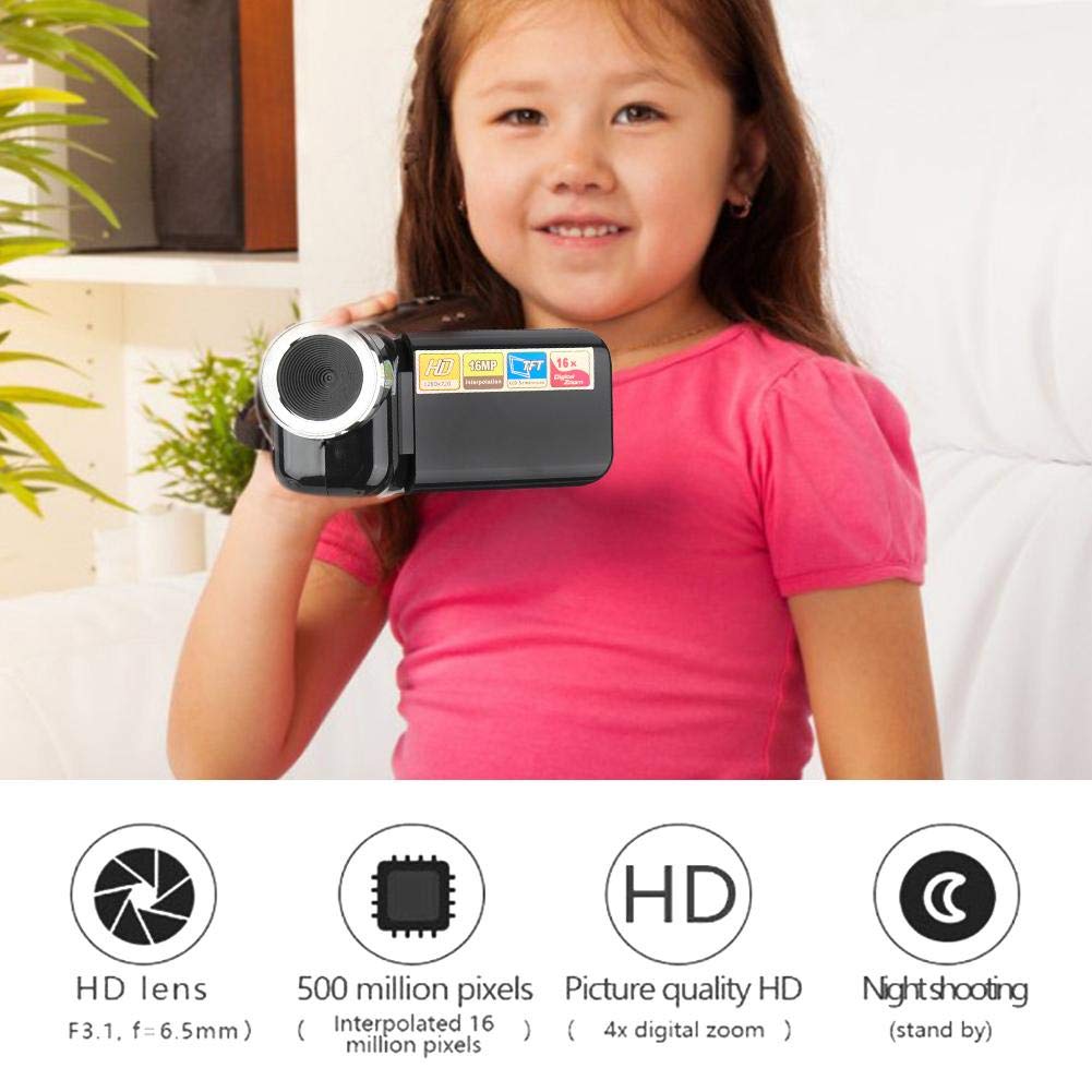 Kids HD Mini DV Camera - 16X Zoom, 2