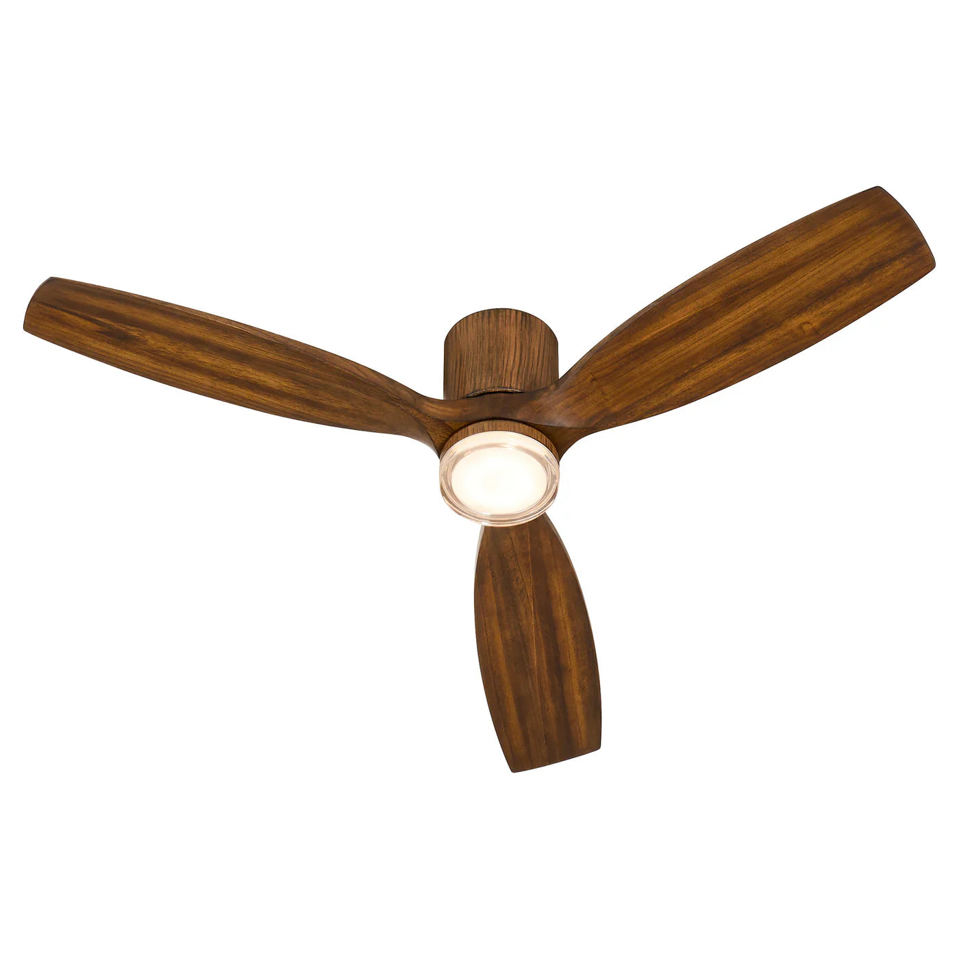 Cyan Design MISTRAL 11956 56-Inch Modern Ceiling Fan with LED Light - Walnut Finish & Paulownia Wood Blades - Perfect for Living Room, Bedroom, or Outdoor Covered Patio