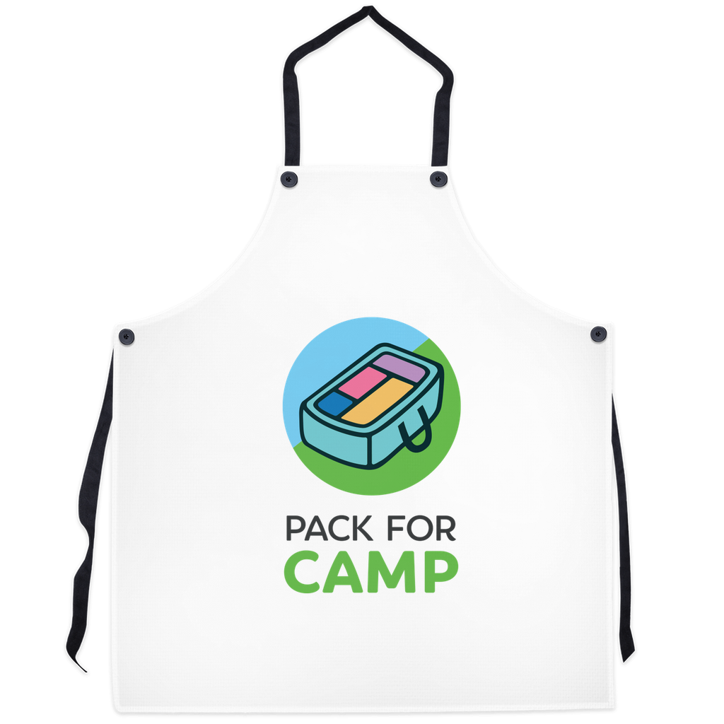 Premium Cotton Chef Apron with Adjustable Neck Strap & Pockets - Ideal for Cooking, Baking & Grilling - Perfect for Home Chefs & Professional Kitchens