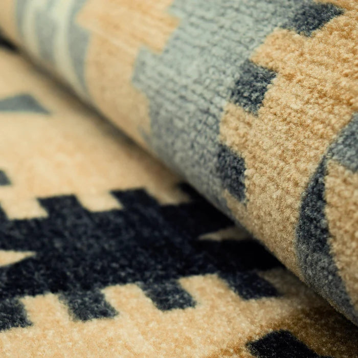 Motega Tribal Southwestern Traditional Geometric Ikat Area Rug - Handwoven Bohemian Style Floor Covering for Living Room, Bedroom & Home Decor