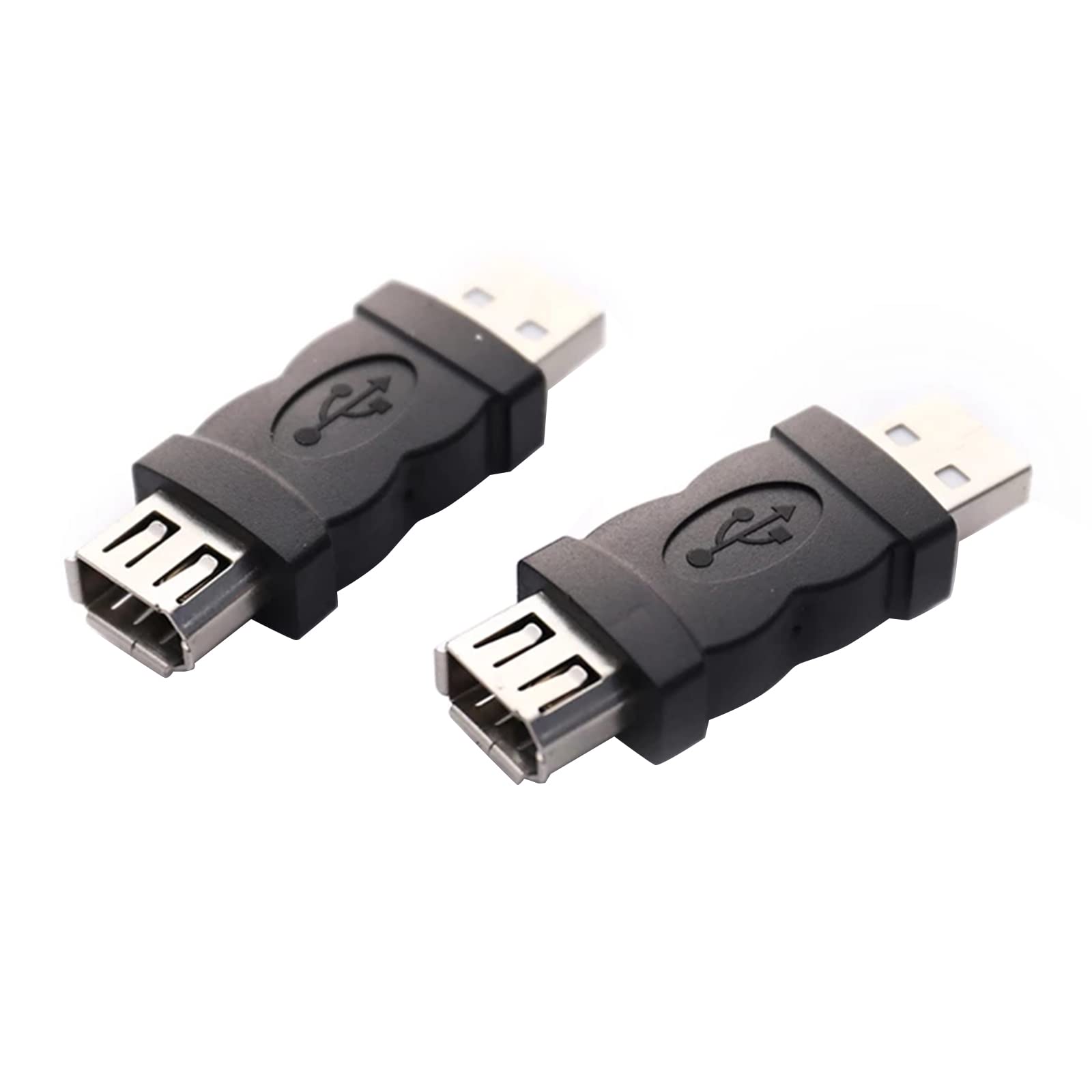 FireWire 6-Pin to USB 2.0 Adapter Converter - Female 1394 to Male USB for Cameras, Printers, Scanners - Plug & Play, No Driver Needed - Perfect for Video Editing & Legacy Device Connectivity