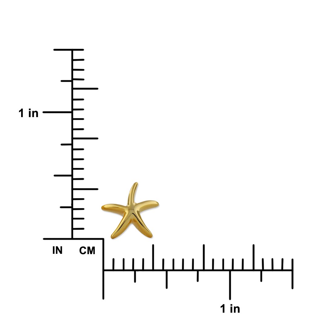 Sterling Silver Starfish Stud Earrings for Women - Hypoallergenic 925 Silver Jewelry - Perfect for Beach Vacations, Summer Outfits & Gift Giving