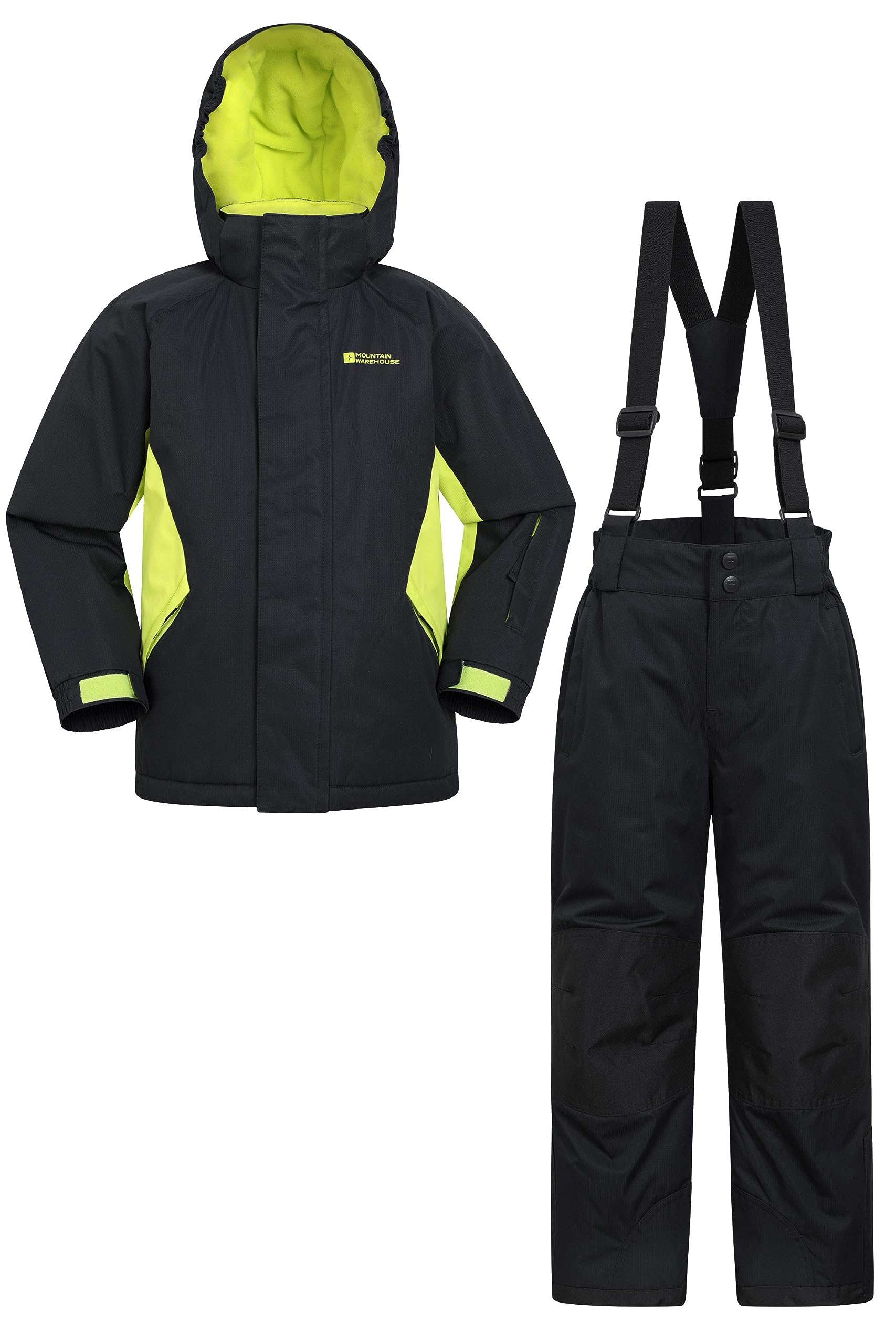 Mountain Warehouse Kids Ski Jacket & Pants Set - Waterproof Snowsuit for Boys & Girls - Winter Outdoor Snowboarding & Skiing Gear