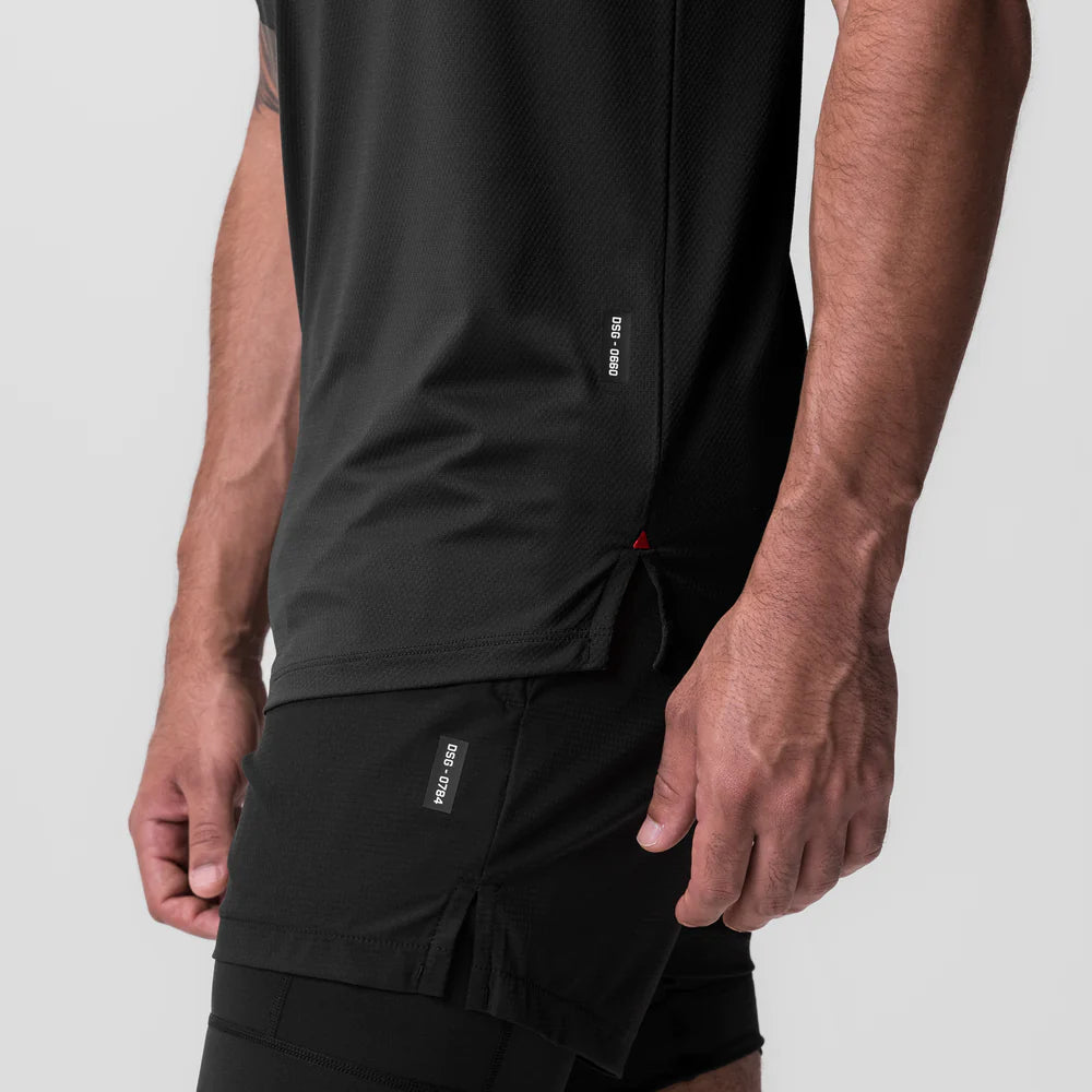 ASRV Silver Lite™ 2.0 Established Tee - Men's Premium Performance T-Shirt for Gym, Running & Everyday Wear