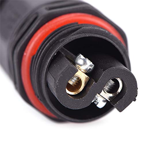 Waterproof 3 Pin Outdoor Plug Socket - IP67 Electrical Connector for Garden & Pool Use