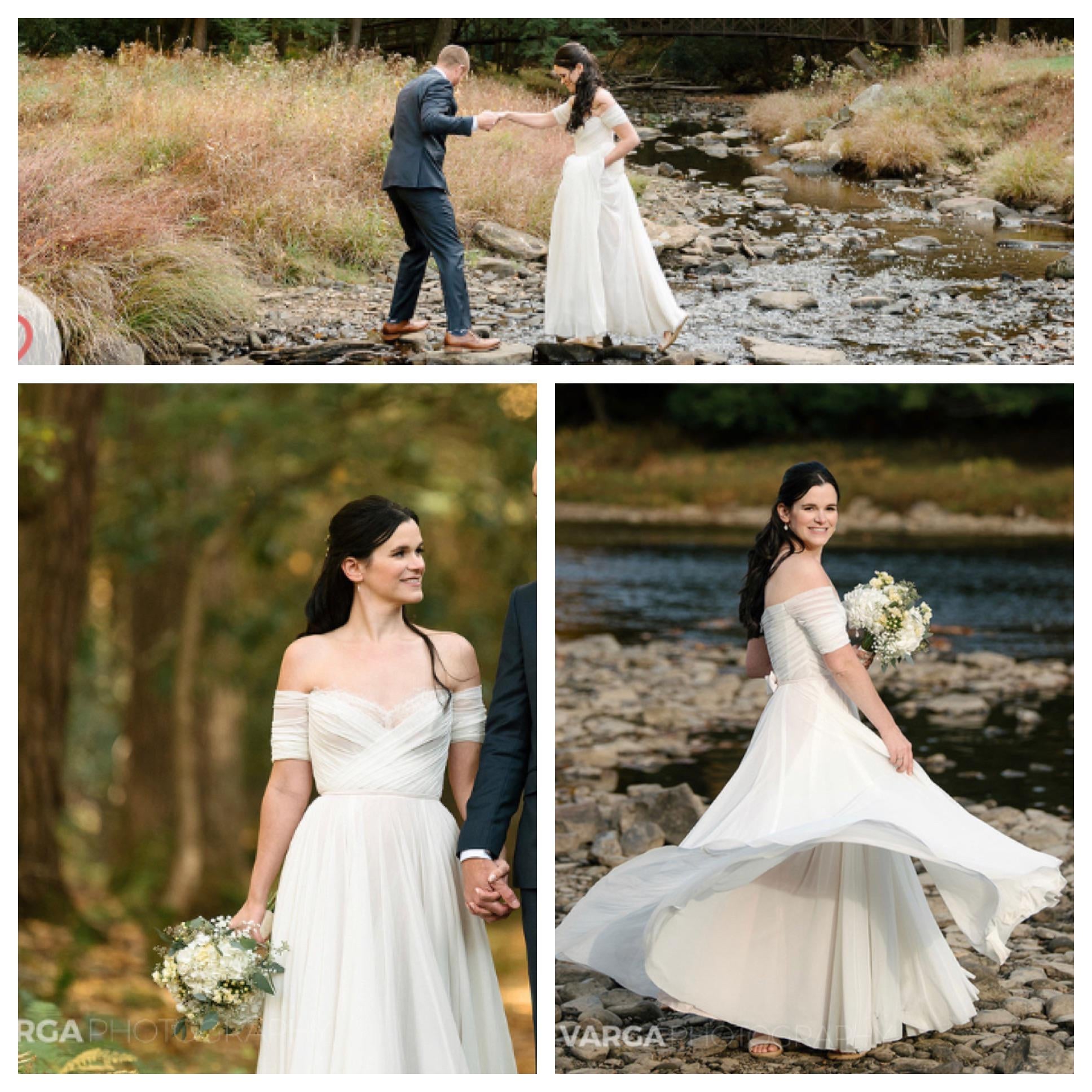 Wtoo by Watters Miles Wedding Gown - Elegant A-Line Bridal Dress for Beach, Garden & Church Ceremonies