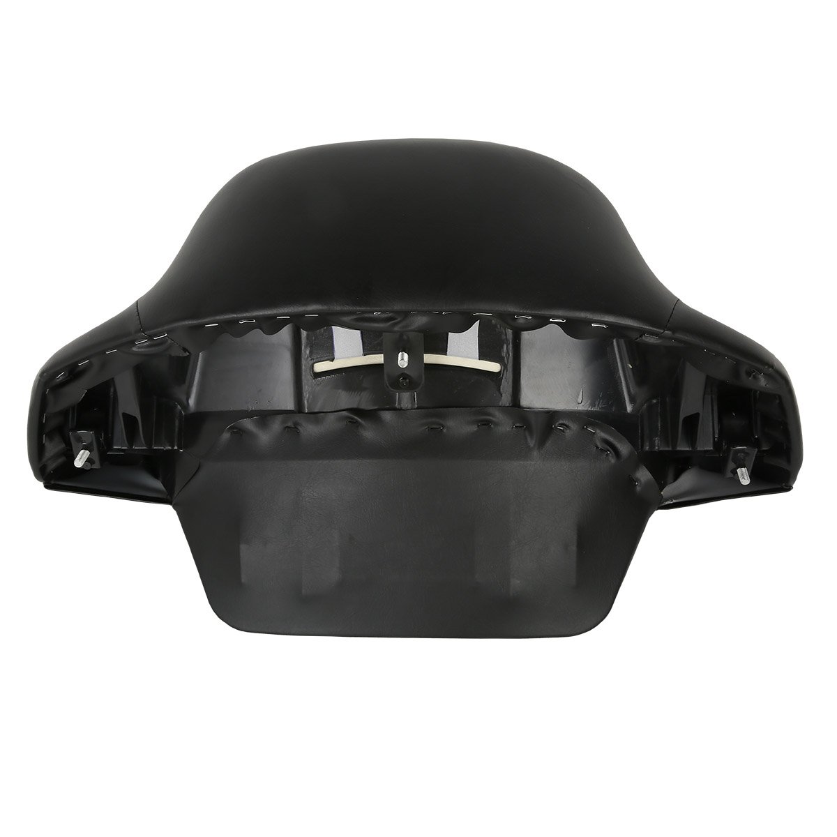 XMT-MOTO Matte Black Chopped Tour Pack Luggage Kit with Pad, Fitted Lining & Rack for Harley Touring (Road King, Road Glide, Street Glide, Electra Glide, Ultra-Classic 2014-2023) - Perfect for Long Rides, Road Trips & Motorcycle Travel Accessories