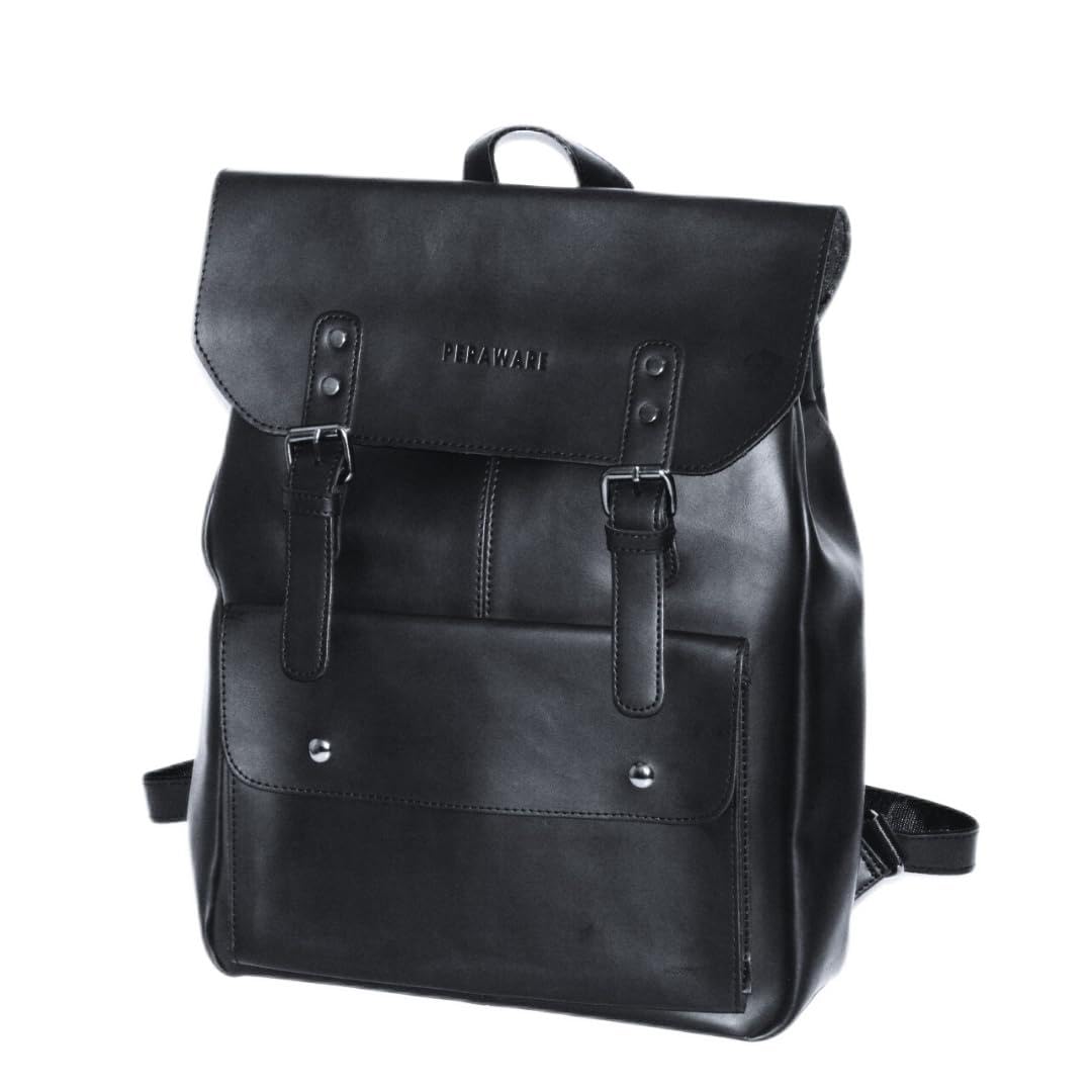 ASPHALT Versatile Leather Backpack for Men & Women - Stylish Crossbody Bag, Mini Backpack, Sling Bag & Travel Rucksack | Water-Resistant Daypack for Work, School, Hiking & Outdoor Adventures | Perfect Commuter & Stadium-Approved Backpack