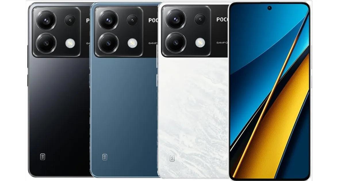 Xiaomi Poco X6/X6 Pro 5G Smartphone (256GB/512GB) - High Performance Android Phone for Gaming, Streaming & Productivity | Fast Charging, AMOLED Display, Dual SIM