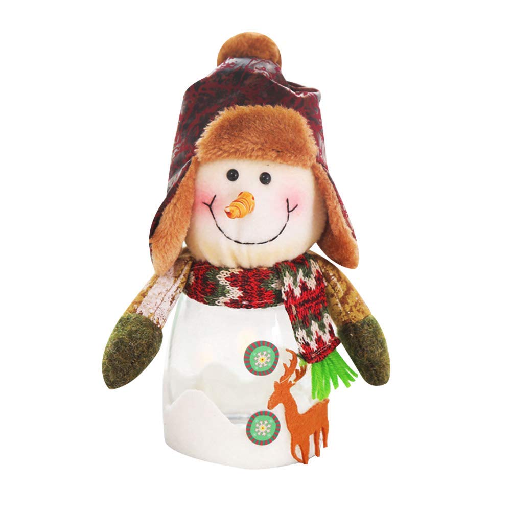 Christmas Candy Jar with Santa Bag - Sweet Gifts for Holiday Parties