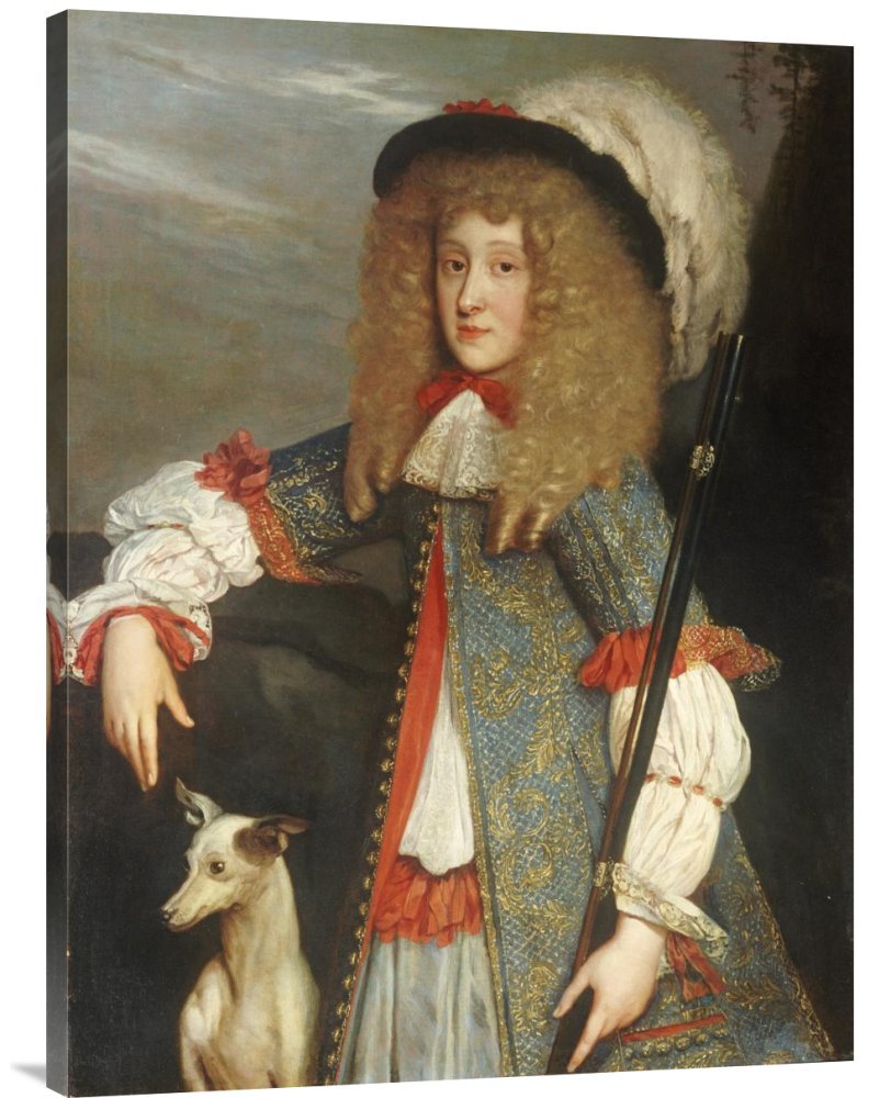 Louis Ferdinand Elle Portrait of A Young Gentleman - Gallery Wrap Giclee Canvas Wall Art Print - Premium Home & Office Decor - Perfect for Living Room, Bedroom, Study & Office