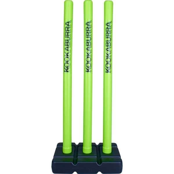 Kookaburra Blast Cricket Stump & Base Set - Professional Grade Cricket Wickets for Training & Matches - Perfect for Backyard Practice, Club Games & School Sports