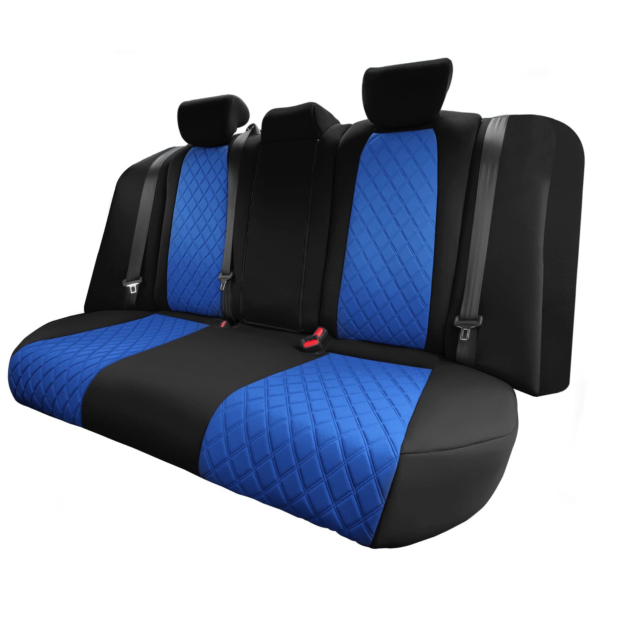 Premium Custom Fit Seat Covers for 2018-2022 Honda Accord (Touring/Sport/SE/EX/EX-L) - Waterproof Neoprene Car Seat Protectors - Rear Seat Covers Set in Blue - Durable Honda Accessories for Enhanced Comfort & Style - Perfect for Daily Commutes, Road Trips & Outdoor Adventures