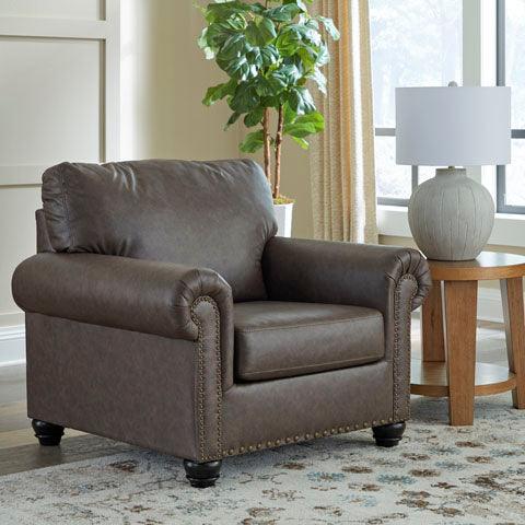 Roxmere Umber Chair 5550320 - Modern Brown Dining Chair with Sturdy Wooden Frame - Perfect for Kitchen, Dining Room & Home Office