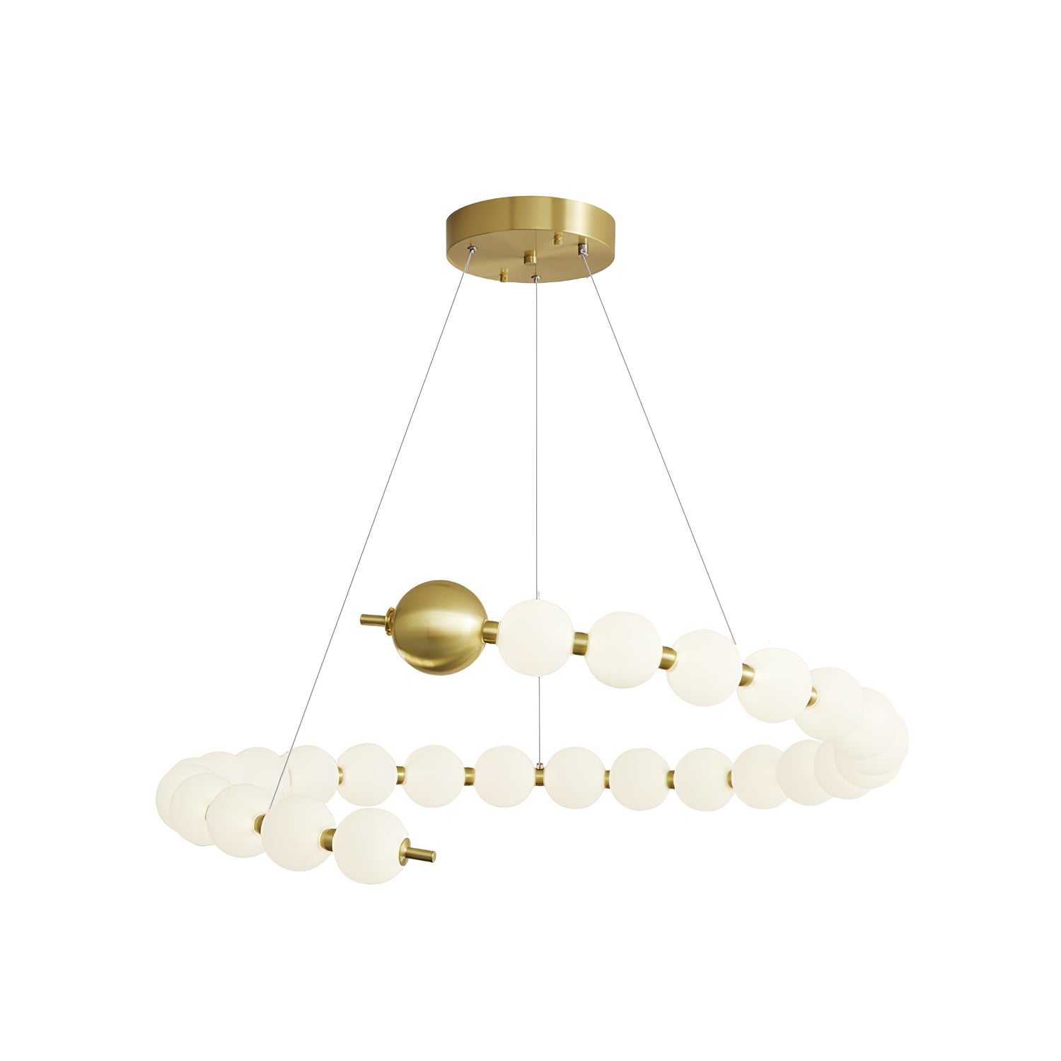 Brass & White