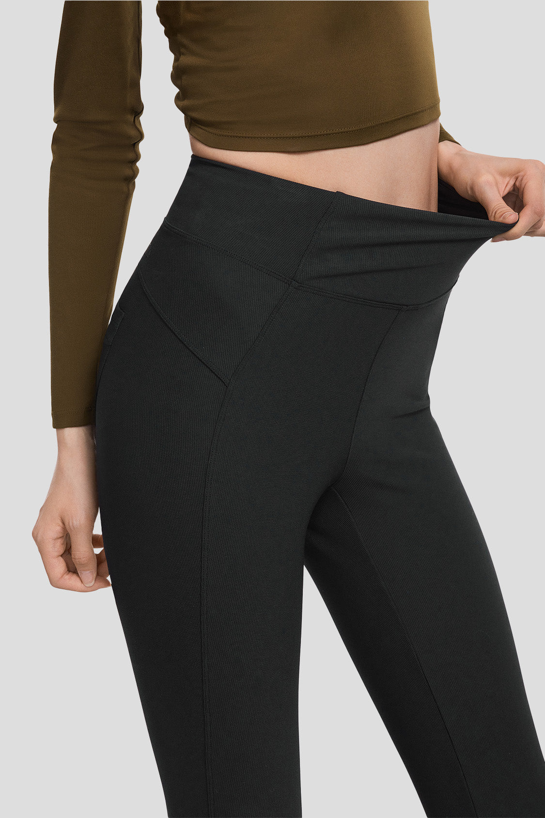 FlexFit Women's High Waist Yoga Pants - Tummy Control Workout Leggings for Running, Gym & Lounge Wear