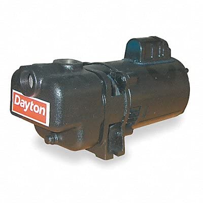 1-1/2 HP Self Priming Water Pump - Heavy Duty Cast Iron Construction - Ideal for Irrigation, Pool Transfer, and Farm Use