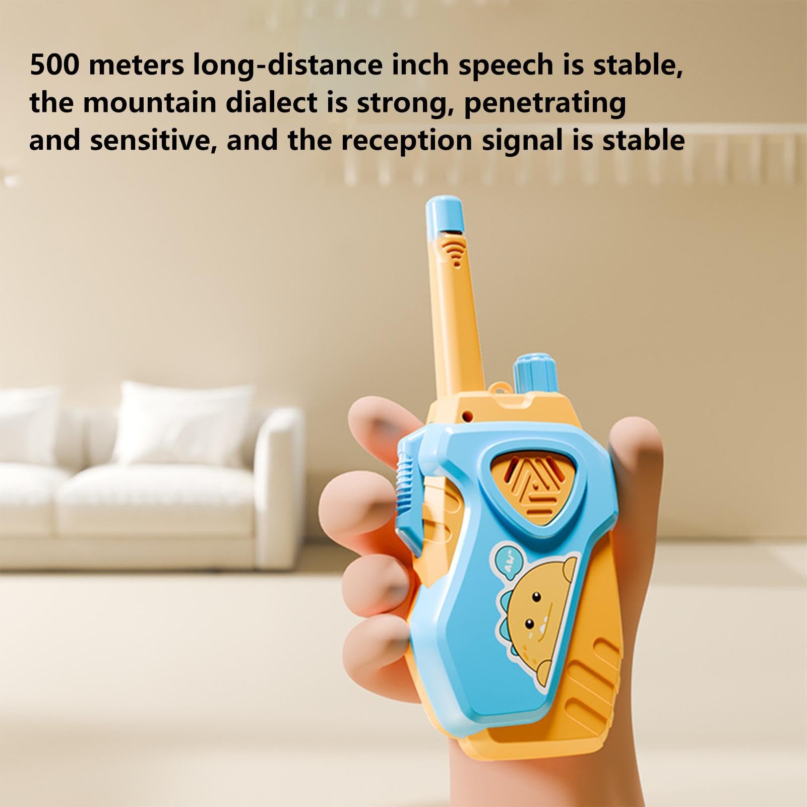 Dinosaur Walkie Talkie Toy for Kids - Long Range Clear Sound, Portable Outdoor Radio for Boys & Girls | Perfect for Camping, Hiking, and Backyard Adventures