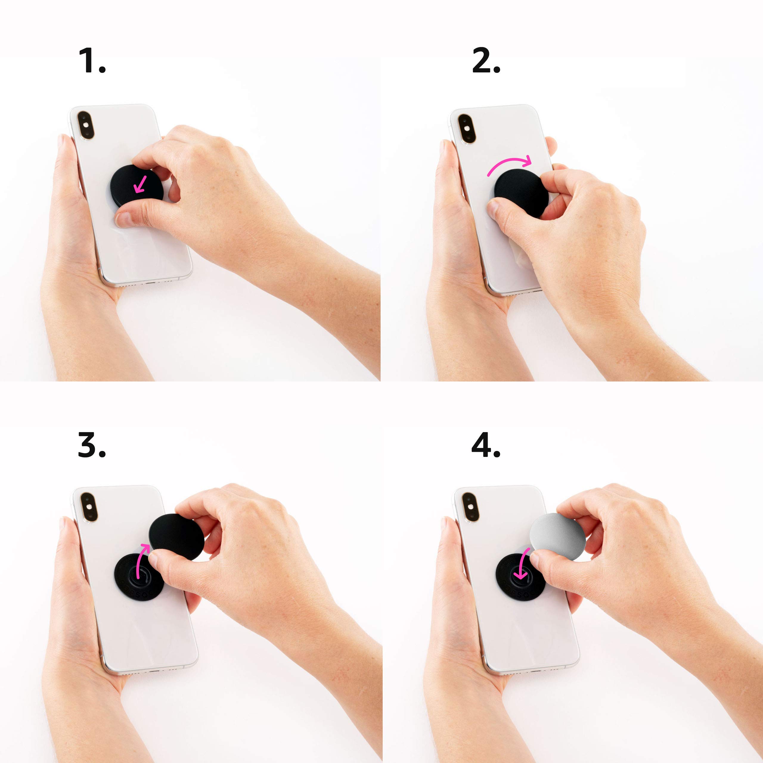 Rose Flower Grip: Artistic Oil Painting Floral Design PopSockets PopGrip - Swappable Phone & Tablet Grip for Stylish Everyday Use