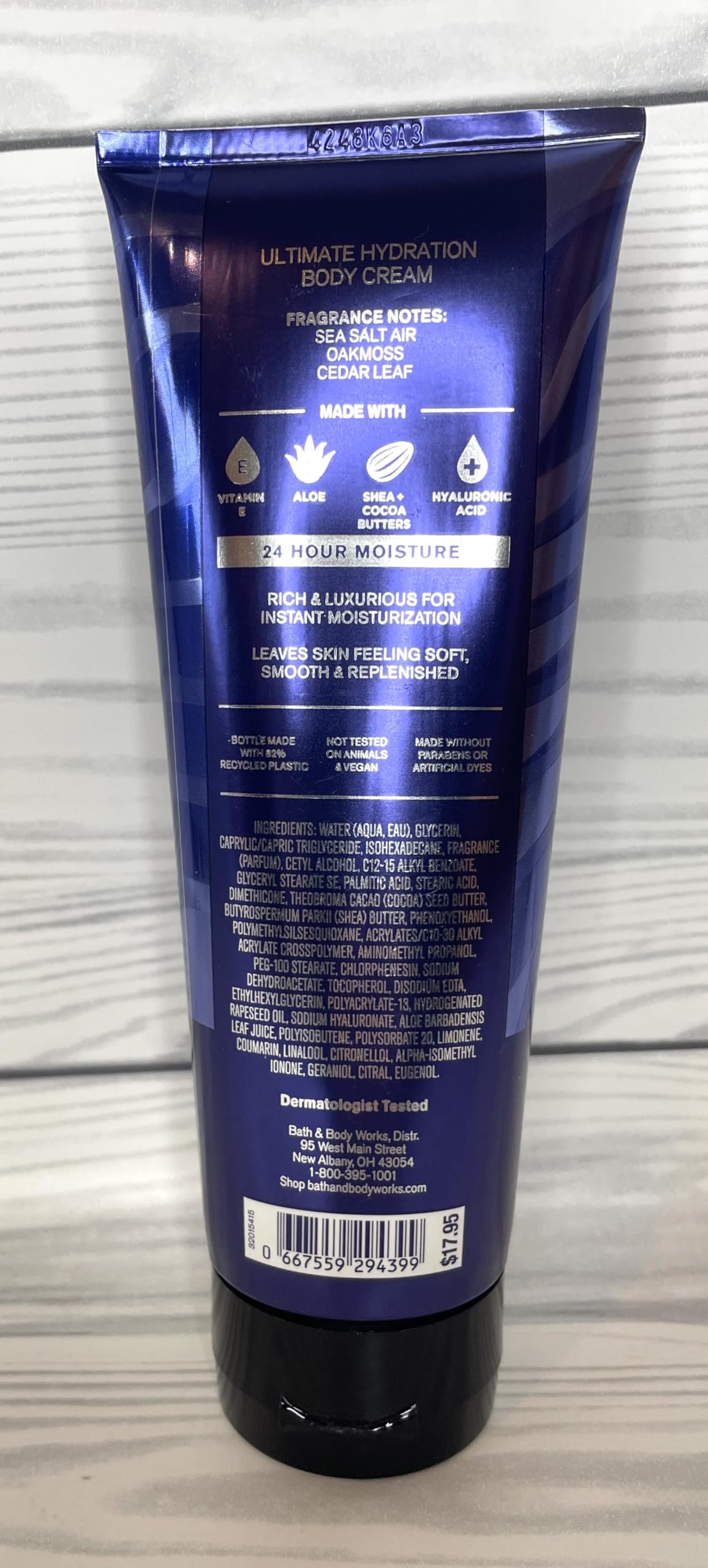Deep Ocean Ultimate Hydration Body Cream by Bath & Body Works - 8 oz (Pack of 2) | Moisturizing Lotion for Dry Skin - Perfect for Daily Use, Travel & Gifts