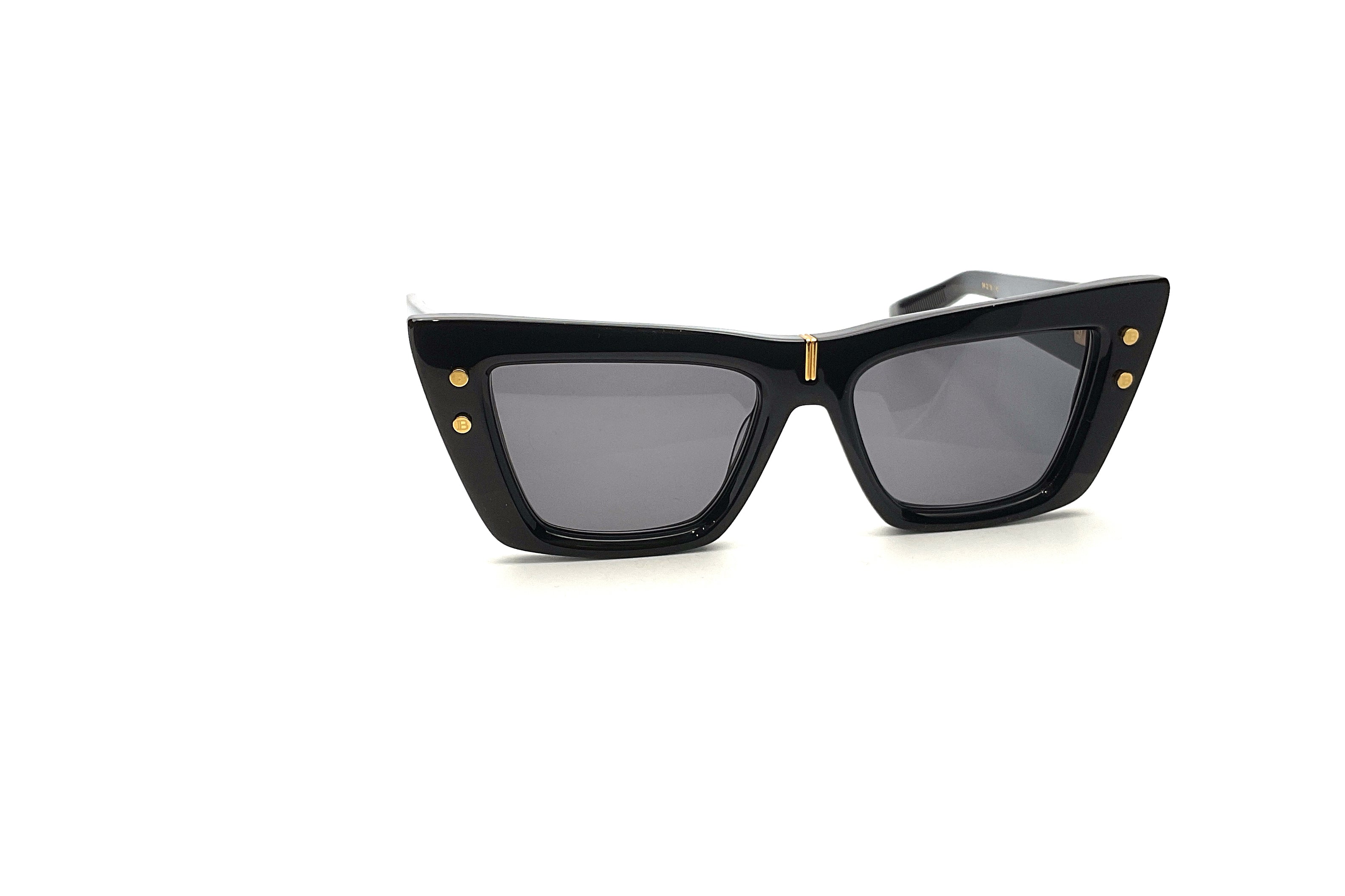 Balmain B Eye Sunglasses - Black Aviator Style for Men & Women - Perfect for Outdoor Activities, Travel, and Fashion