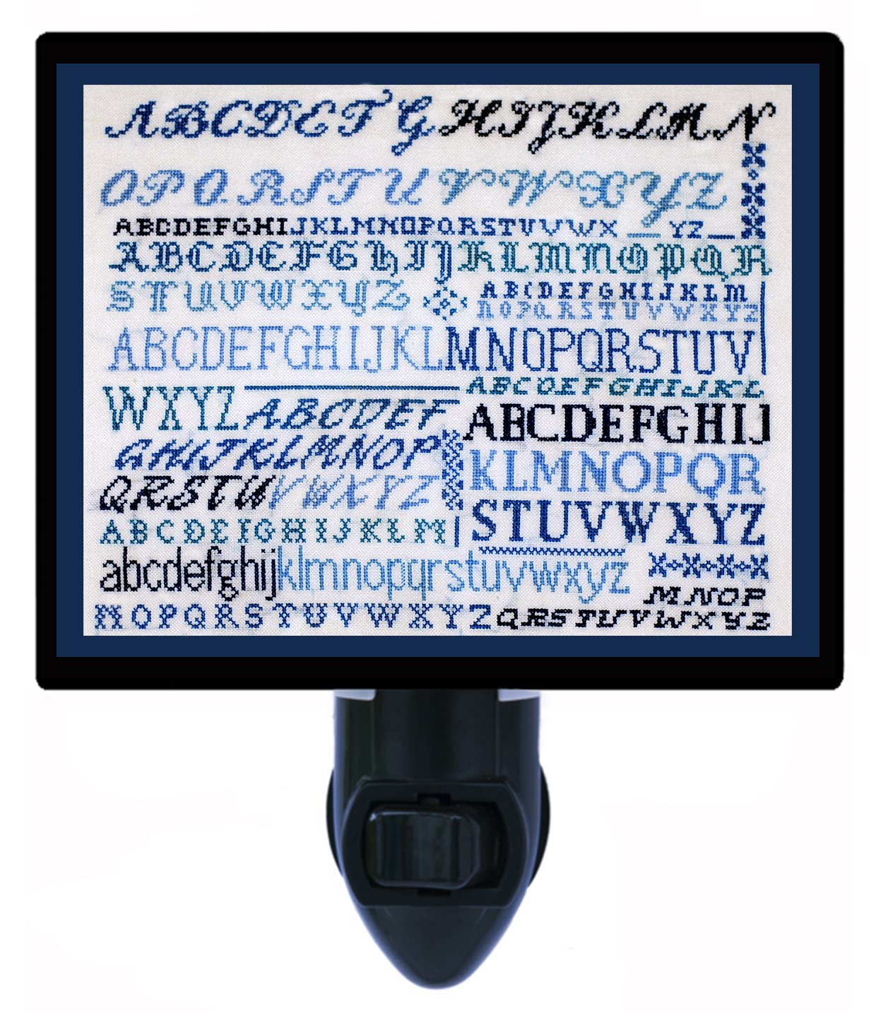Blue LED Night Light for Cross Stitch & Embroidery - Perfect Sewing Room Lighting for Crafters & Hobbyists