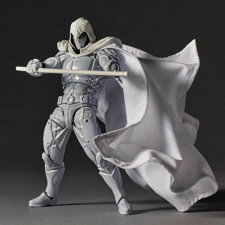 Amazing Yamaguchi Revoltech Moon Knight Action Figure NR013 - Collectible Marvel Superhero Toy for Display & Role Play