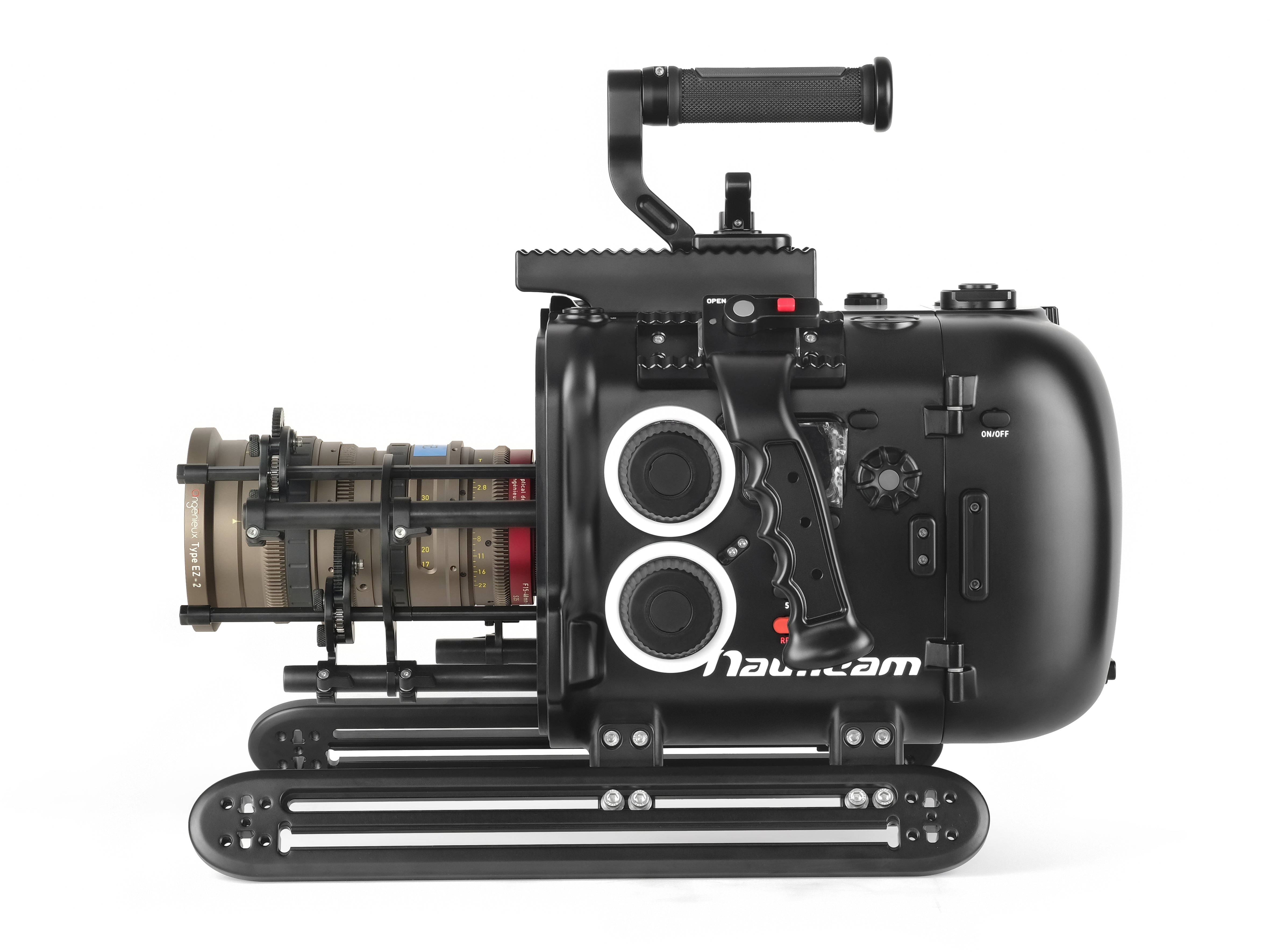 ARRI ALEXA 35 Digital Cinema Camera System with 100mm Housing Extension & N200 250mm Wide Angle Port - Professional Underwater Filmmaking Gear for Cinematic Shoots