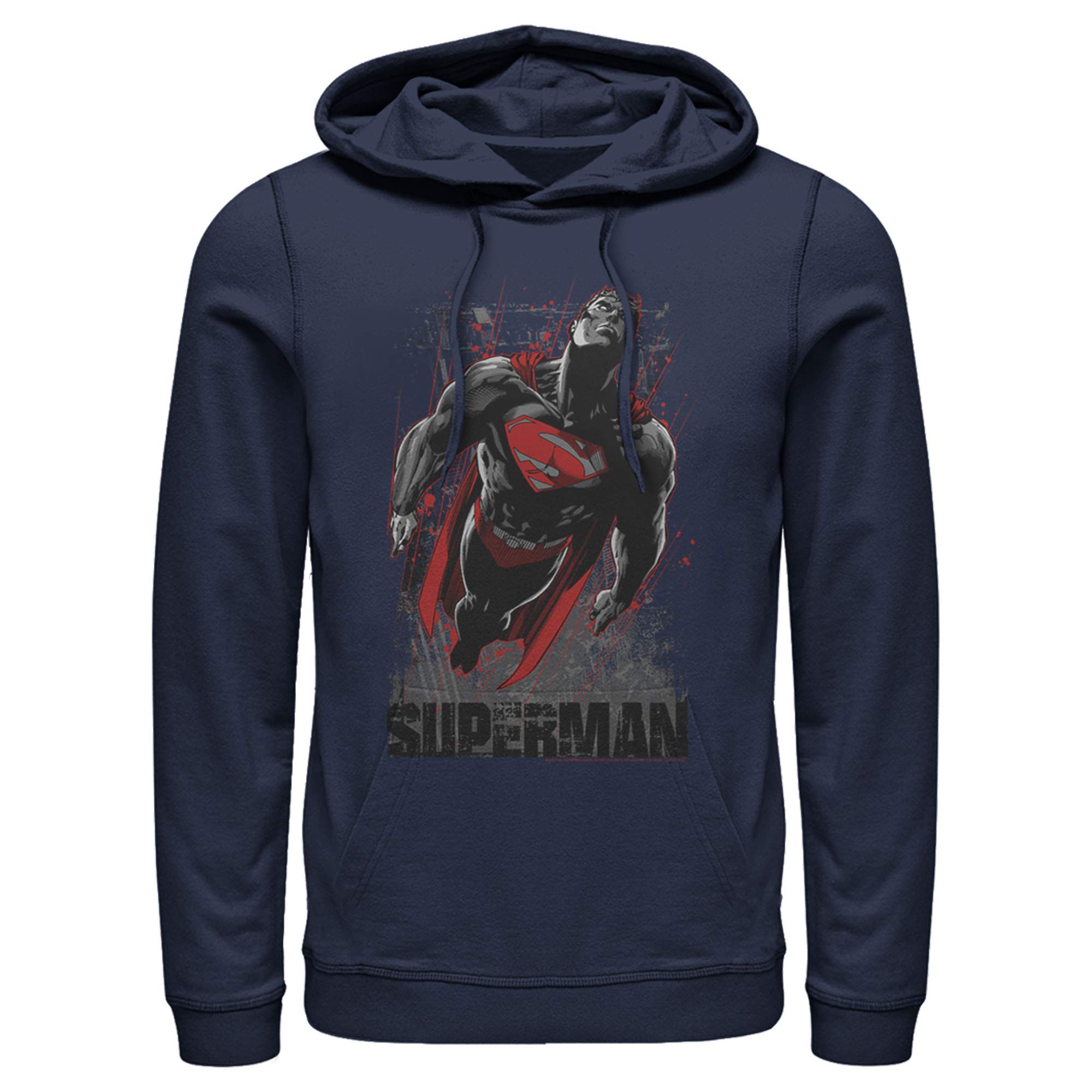 Men's Superman Hoodie - Flight Design Pullover for Casual Wear
