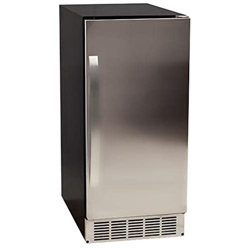 EdgeStar IB450SSP 15-Inch Undercounter Ice Maker - 50 lbs Daily Clear Ice Production with Drain Pump for Home Bars, Restaurants & Offices