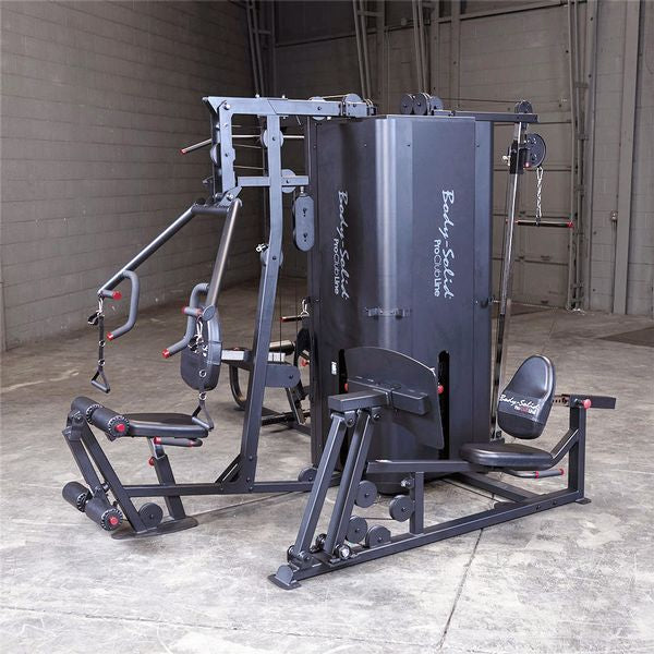 Body Solid Pro Club Line S1000 4 Stack Home Gym Equipment - Strength Training Machine for Full Body Workouts | Perfect for Home Gyms & Personal Fitness Studios