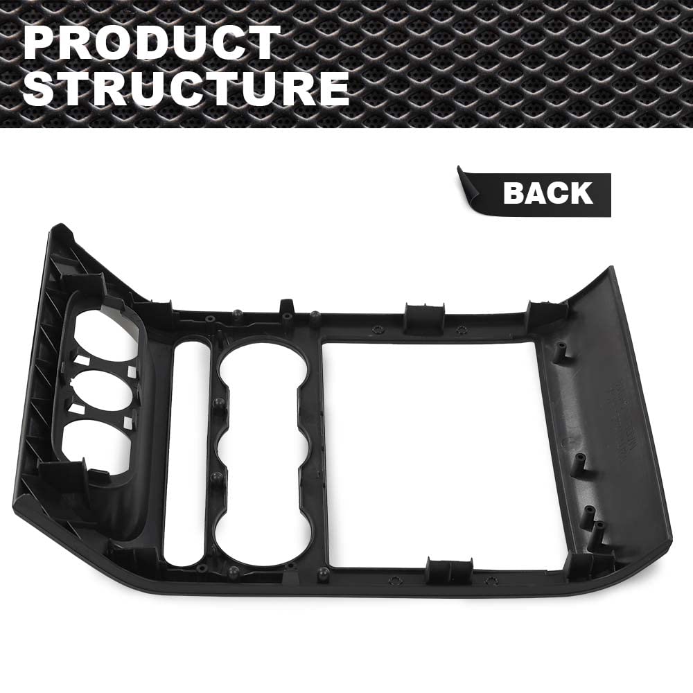 Dash Radio Climate Control Bezel Trim Panel for 2004-2008 Ford F150 - Black OEM Replacement Part | Perfect for Interior Upgrade & Car Restoration Projects