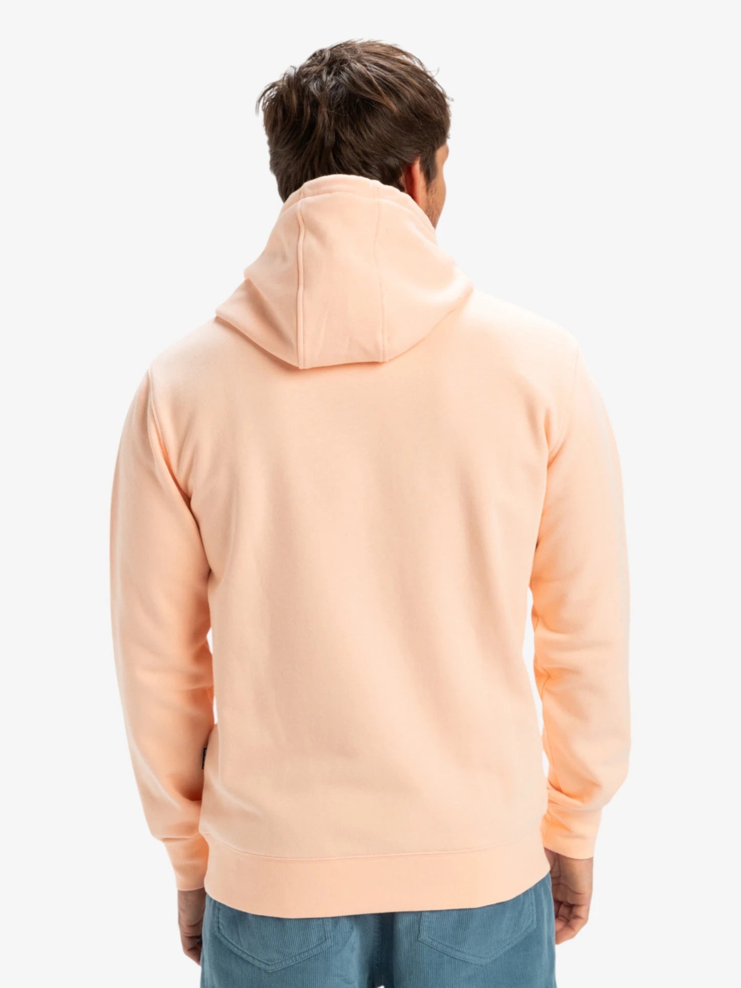 Quiksilver Men's Comp Logo Coral Hoodie - Comfortable & Stylish Pullover for Surfing, Skateboarding & Outdoor Activities