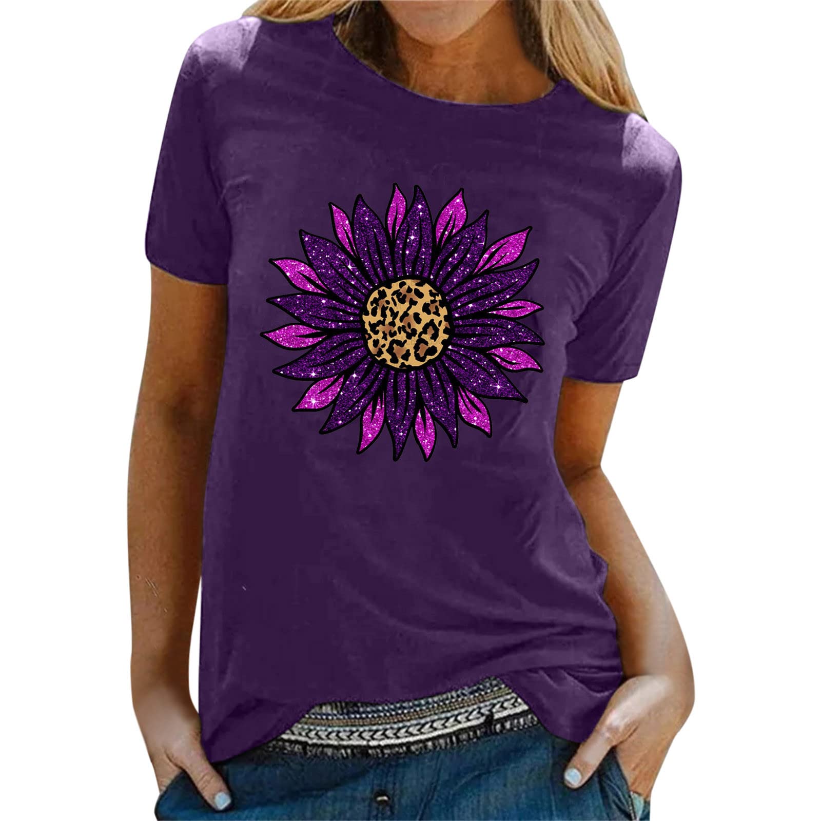Women's Summer Tops - Casual Short Sleeve Workout Shirts | Gym & Daily Wear