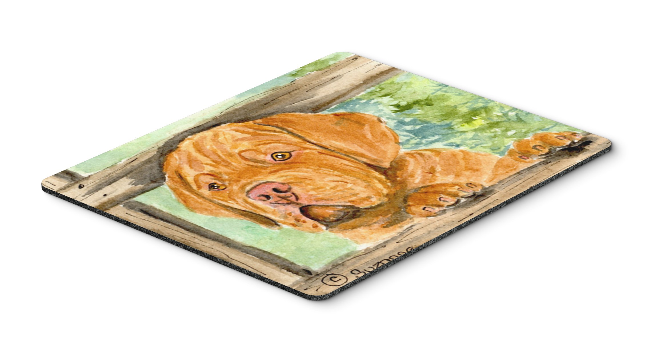 Dogue de Bordeaux Mouse Pad & Hot Pad - Large Washable Non-Slip Desk Mat for Home Office, Gaming & Computer Work | Caroline's Treasures SS8926MP | Perfect for Laptops, Desks & Workspaces